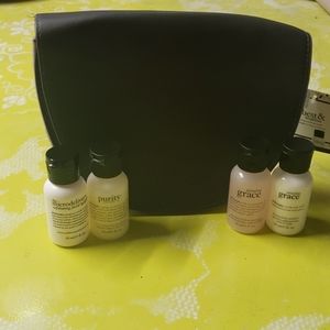 Philosophy- 4ct. 1oz. Samples with cute bag